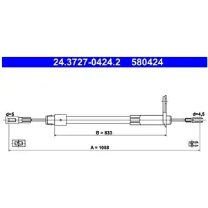 ATE Handremkabel pas cher