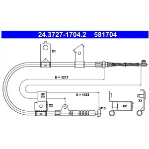 Comparateur de prix : Handremkabel 24372717042 ATE