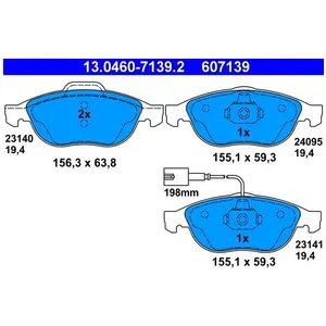 ATE Remblokken set pas cher
