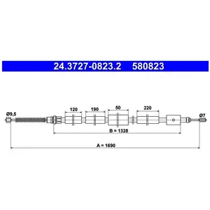 Comparateur de prix : ATE Handremkabel