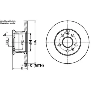 ATE Disques de frein pour VOLKSWAGEN: Transporter (Ref: 24.0113-0132.1... pas cher