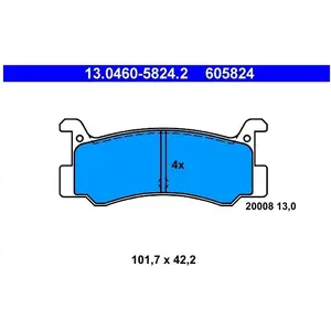 ATE Remblokken set pas cher