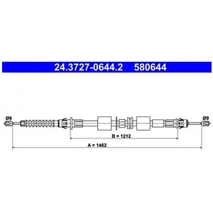 Handremkabel 24372706442 ATE pas cher