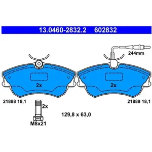 Remblokken set 13046028322 ATE pas cher