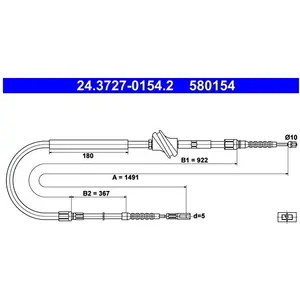 ATE Handremkabel pas cher