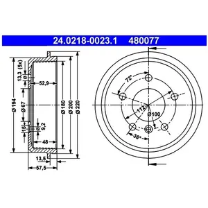 ATE Remtrommel pas cher