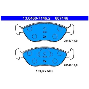 Remblokken set 13046071462 ATE pas cher