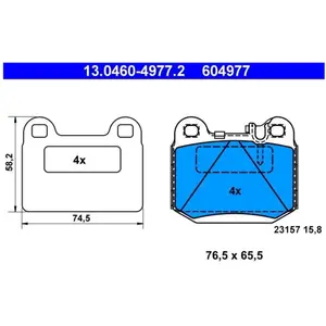 Comparateur de prix : Remblokken set 13046049772 ATE