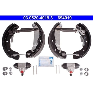 ATE Kit de freins à tambours pour DAEWOO: Lanos, Nexia, Espero & OPEL: Vectra, Astra & VAUXHALL: Astra (Ref: 03.0520-4019.3)