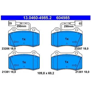 Comparateur de prix : Remblokken set 13046049852 ATE