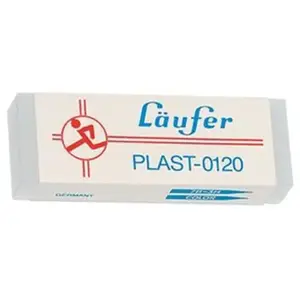 Comparateur de prix : Läufer - Gomme plastique PLAST, transparente (0140)