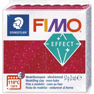 Staedtler Fimo Effect glitter rood 56g 8020-202Vendu parbol