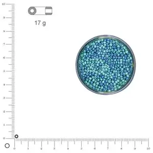 Rayher Hobby Rocailles nacrées 2.6 mm, - teintes bleuesVendu paramazon