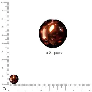 Rayher Perles de cire de verre Renaissance, 12mm ø, nouga pas cher