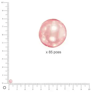 Rayher Perles de cire en verre Renaissance, 4mm ø, coque pas cher