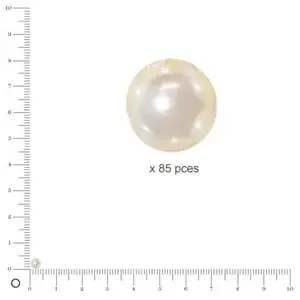 Rayher Perles en verre "Renaissance" , 4 mm ø - Blanc pas cher