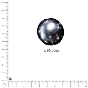 Rayher Perles de cire en verre Renaissance, ø 4 mm, anthr pas cher