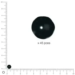 Pracht Rayher 14401576 Renaissance Lot de 45 perles de cire de verre Noir Ø 6 mmVendu pargalaxus