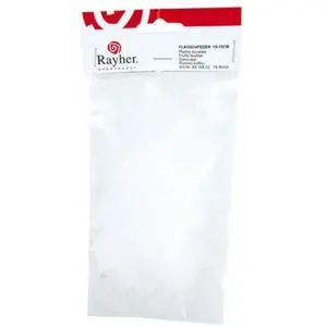 Rayher Velcro plume, blanc, 15 pièces pas cher