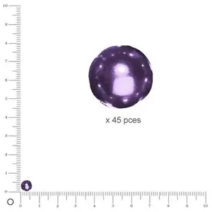 Rayher Renaissance 14401308 Lot de 45 Perles de Cire en Verre 6 mmVendu pargalaxus