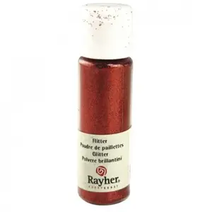 Poudre de paillettes - Rouge clair - Ultrafine pas cher