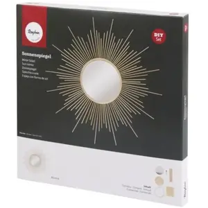 Miroir DIY soleil vintage à fabriquer soi-même ø 63 cm - Rayher pas cher