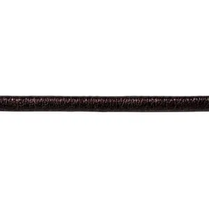 Rayher Bande cuir synthétique Métallique plat anthracite 3mm 2m pas cher
