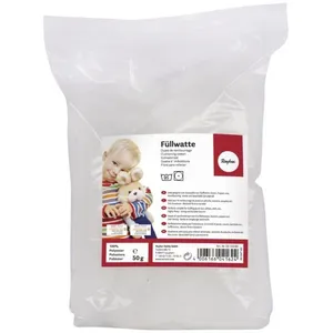 Rayher Ouate de bourrage, très duvetée, Flocons, sachet 50 g pas cher