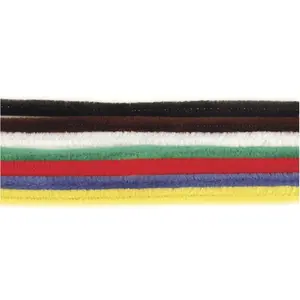 Rayher Assortiment Fils chenille, multicolore, 10 pces, 50cm X 9mm, arts créatifs, enfants-5210649Vendu parbol