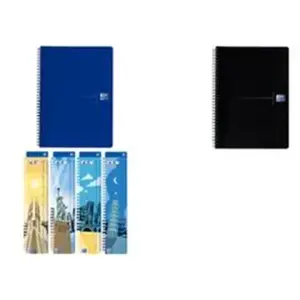 Oxford - cahier "Original Blue" , format A4+, bleu, quadrillé, 70F pas cher