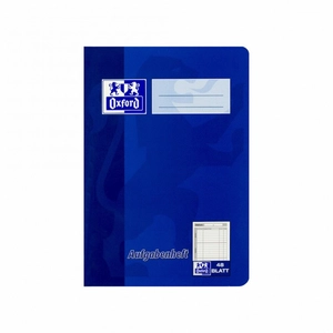 Cahier d'activités - OXFORD - DIN A5 - 48 feuilles - Couleurs assorties