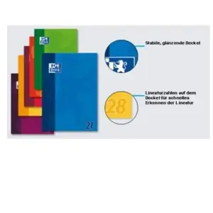 Bloc notes lycée professionnel a4 linéature 21 ligné 50 feuilles oxford 100050347 pas cher