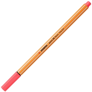 STABILO FEUTRE POINT88 FLUO ROUGE pas cher