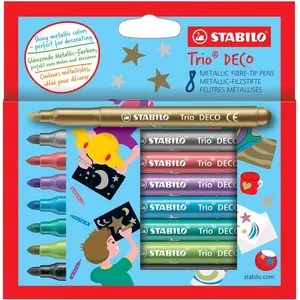 STABILO Etui x8 Feutres Metallisés pas cher