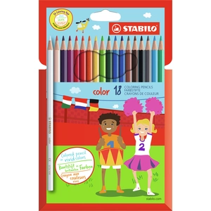 Stabilo 18 crayons de couleur stabilo color pas cher