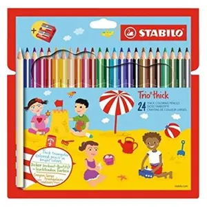 STABILO 040024.02 Pastels Trio Maxi, 24 pièces pas cher