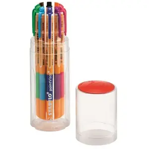 Comparateur de prix : STABILO pointVisco - Pack de 10 stylos à encre gel
