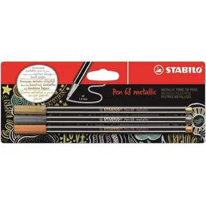 Stabilo, Écriture + dessin, Feutre métallique Premium (3x) pas cher