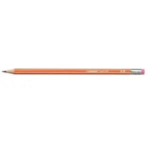 STABILO CRAYON PENCIL160 HB ORANGE GOM pas cher