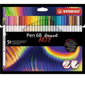 STABILO Feutre pinceau Pen 68 brush ARTY Edition, étui de 30 pas cher