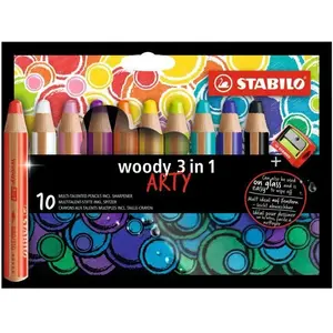 STABILO ETUI 10 WOODY ARTY