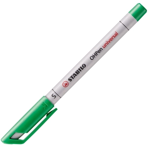Comparateur de prix : STABILO - Stylo feutre pour surface lisse OHPen universal, S, Vert