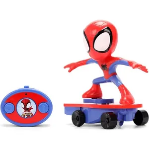 Jada RC Spider-Man Skateboard Stunt 9" pas cher