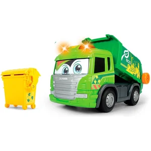 Dickie Toys Scania 25 Cm Recycling Vrachtwagen Geel pas cher