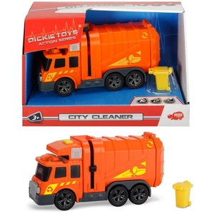 Camion de poubelle Dickie City Cleaner 15 cm pas cher
