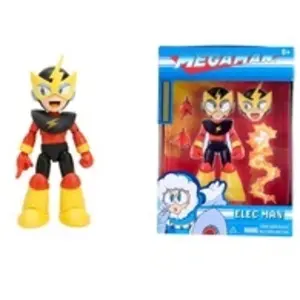 Figurine de collection - JADA - Mega Man Elec Man - 11,9 cm - Bleu - Articulée avec accessoires pas cher
