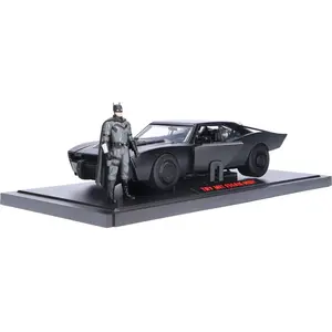 Jada Batmobile Métal 1:18 ´´the ´´ Avec Lumières Et Figurine Batman pas cher