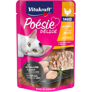 Vitakraft Délice Filet de Poulet Chat Adulte 85 g Poésie pas cher