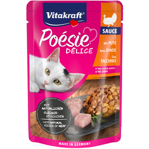 Vitakraft Délice dinde Chat adulte 85 g Poésie pas cher
