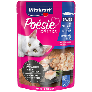 Vitakraft Poesie Delisauce 85g - kattenvoer - 23xkoolvis pas cher